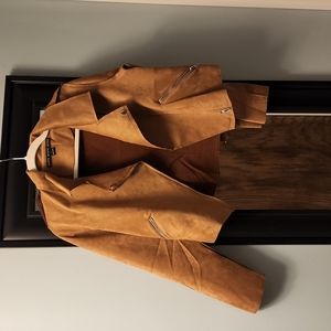Faux seude jacket size large